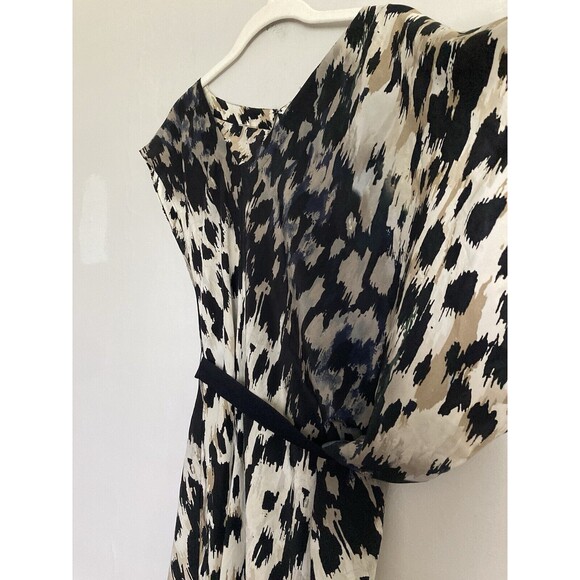 Robert Rodriquez Silk Animal Print Asymmetrical Dress 8 Women’s - Picture 10 of 14